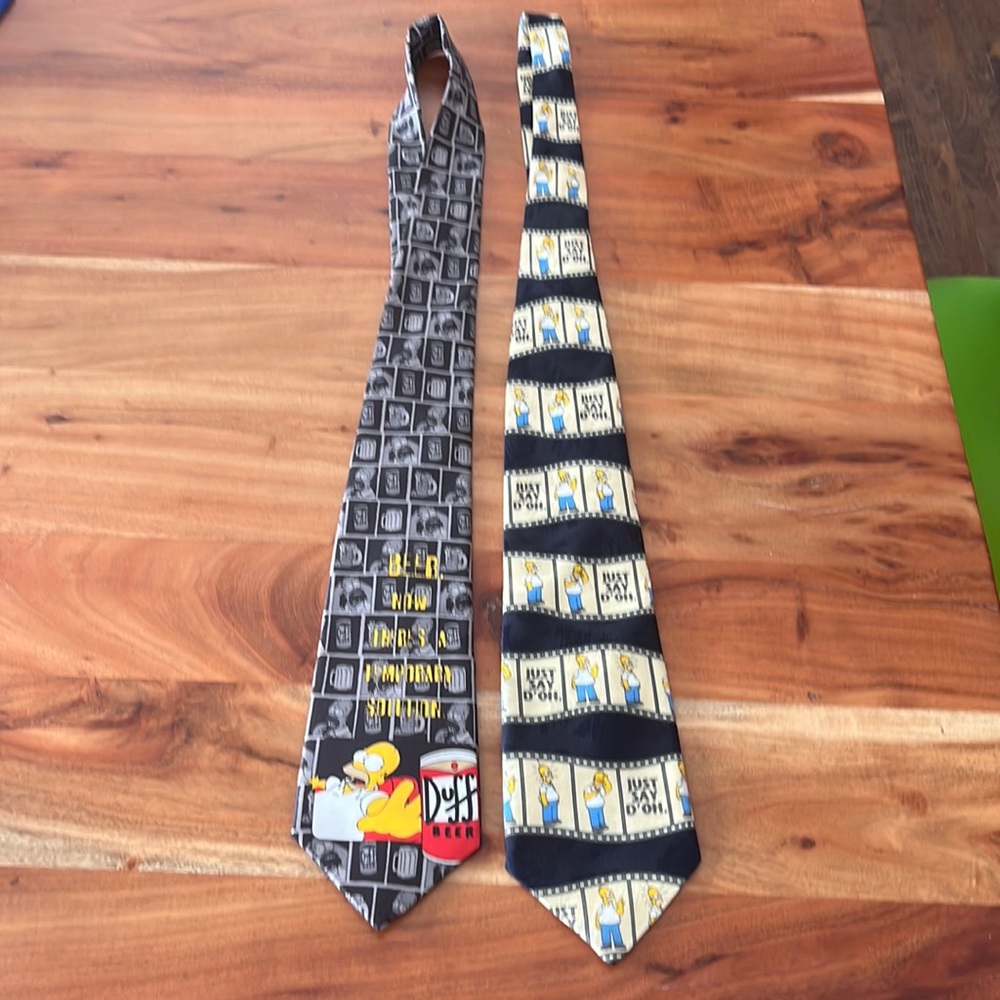 Bart Simpson neck ties